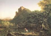 Thomas Cole The Mountain Ford (mk13) oil painting